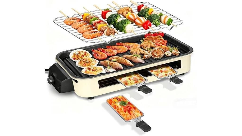 compact smokeless indoor grill