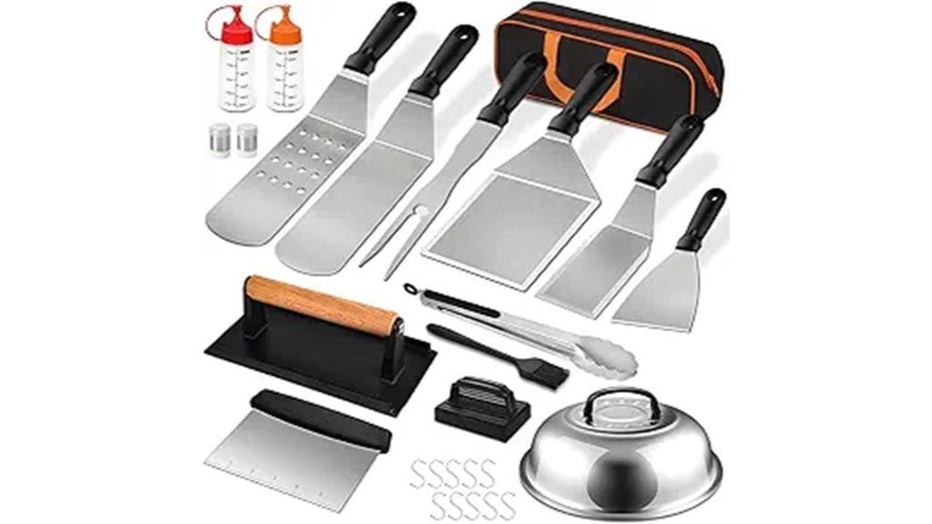 complete 27 piece griddle accessory kit