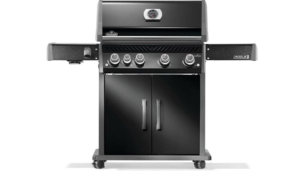 five burner propane grill