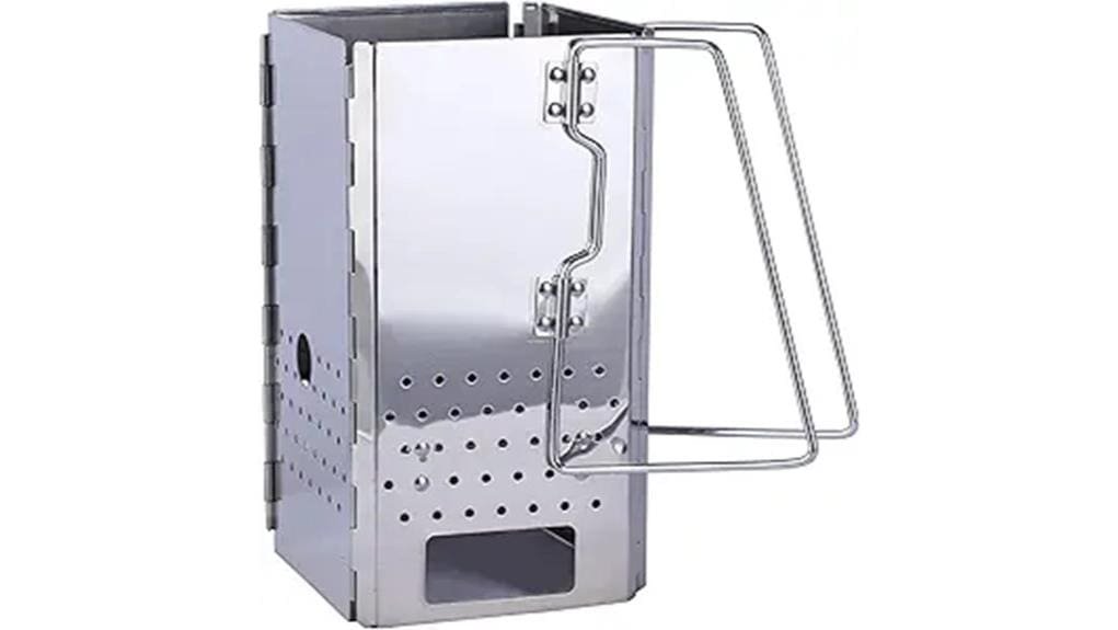 foldable charcoal chimney starter