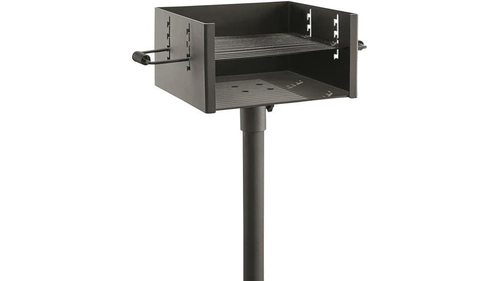 heavy duty park style charcoal