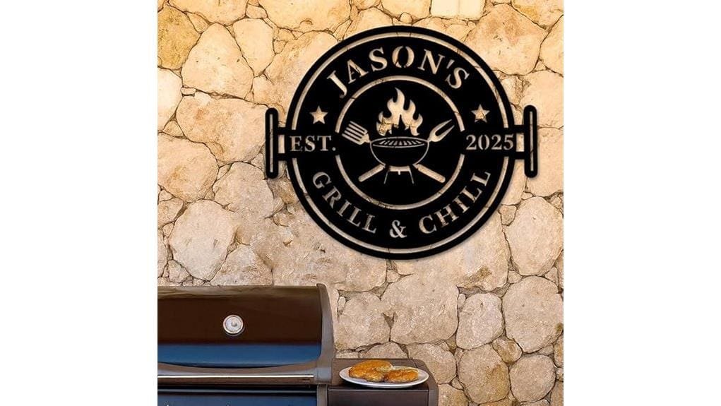 personalized backyard bbq sign personalized backyard bbq sign