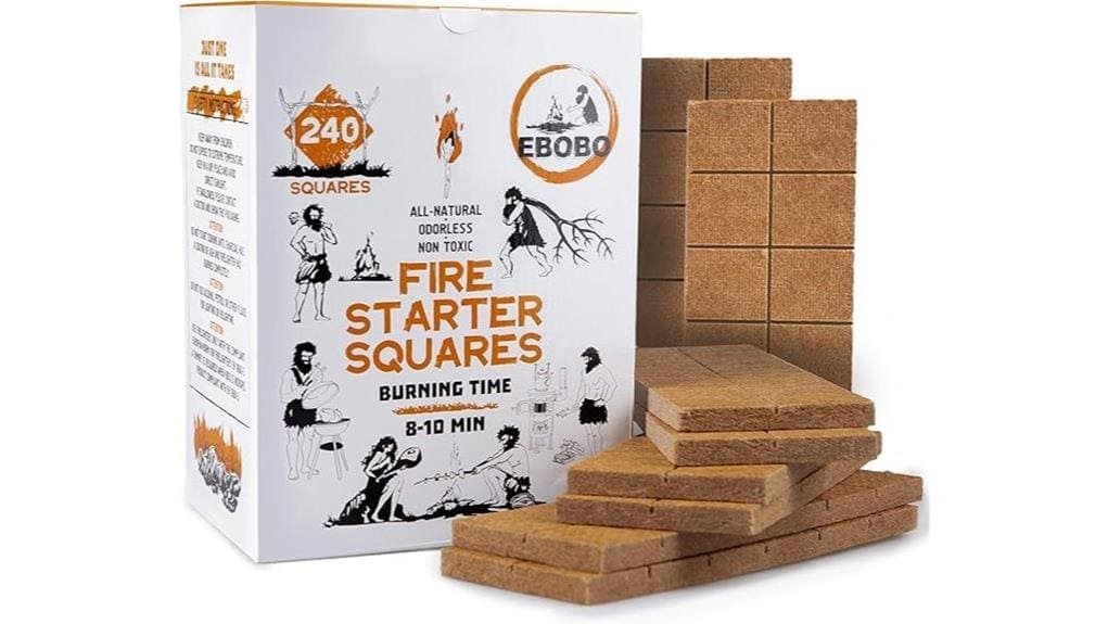 240 pack fire starter cubes