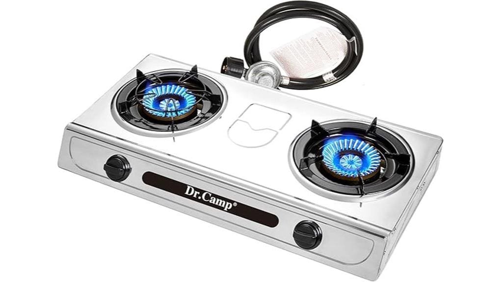 30000 btu two burner camping stove