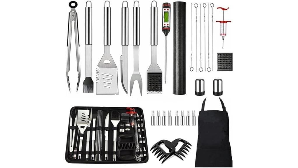 30 piece portable grilling kit