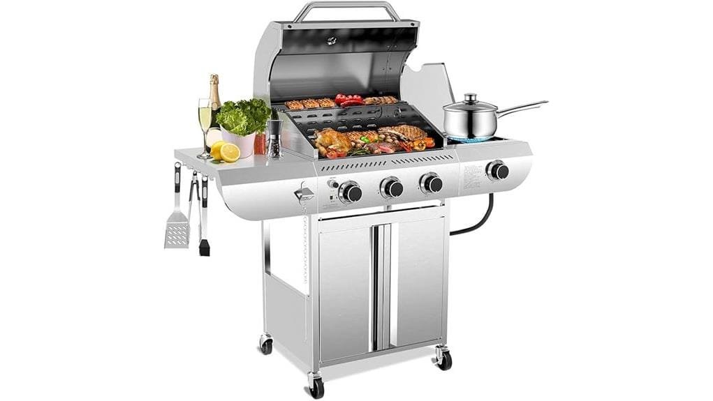 34 000 btu three burner