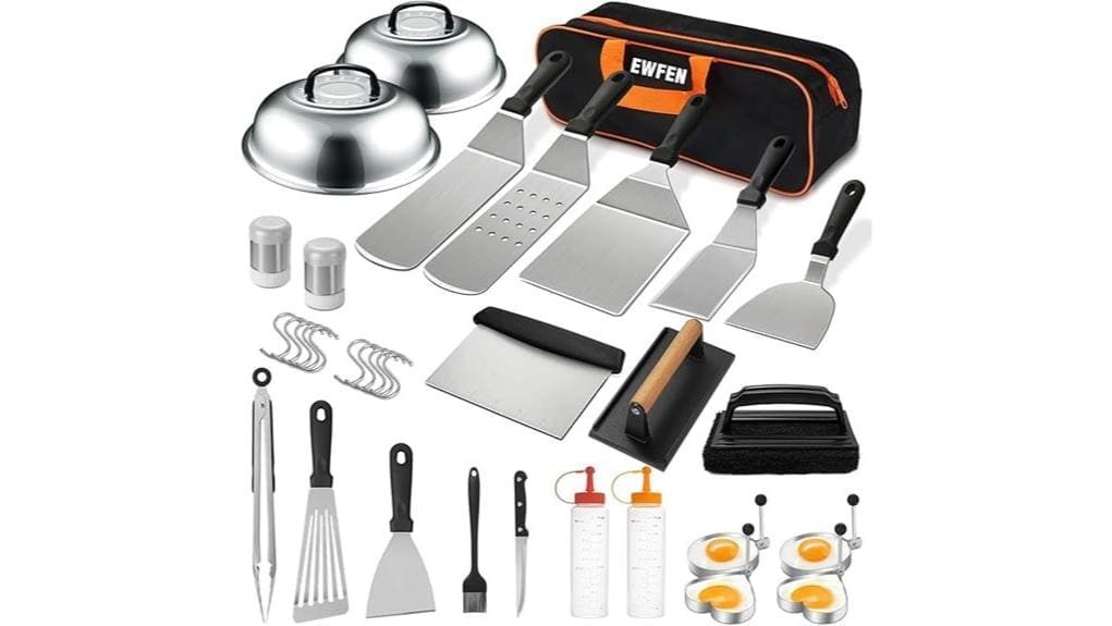 35 piece griddle accessory set