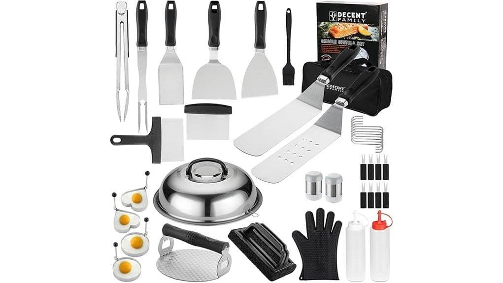 39 piece griddle accessory set