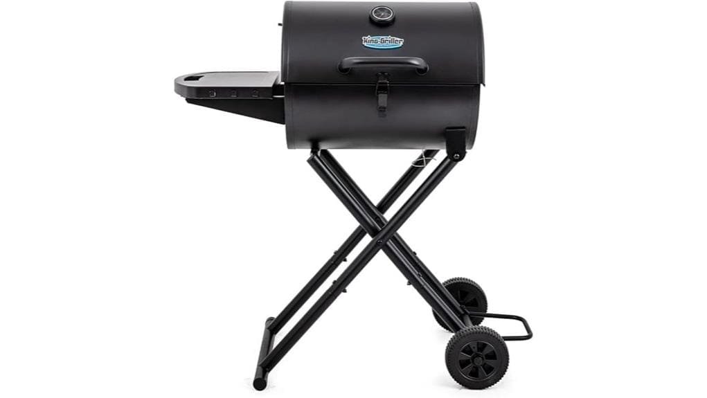 affordable charcoal barrel smoker grill