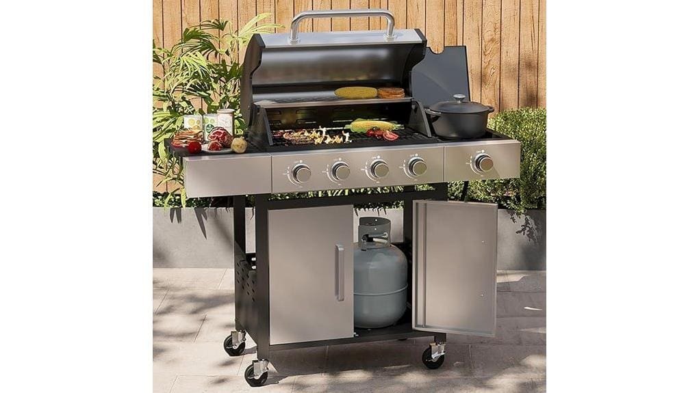 aoxun four burner propane grill