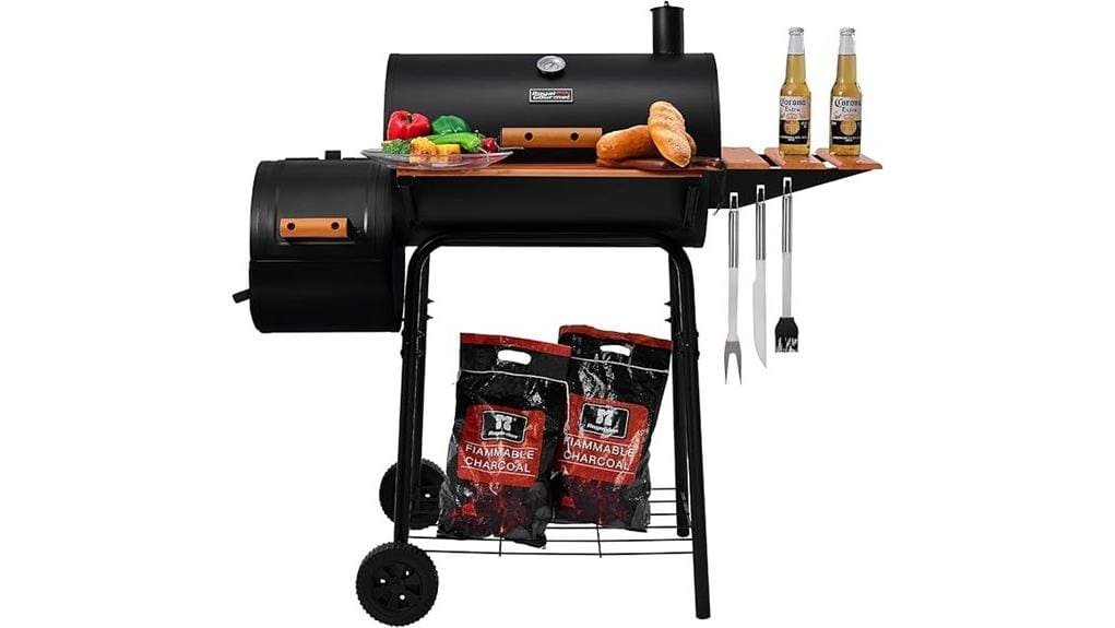 barrel charcoal grill smoker