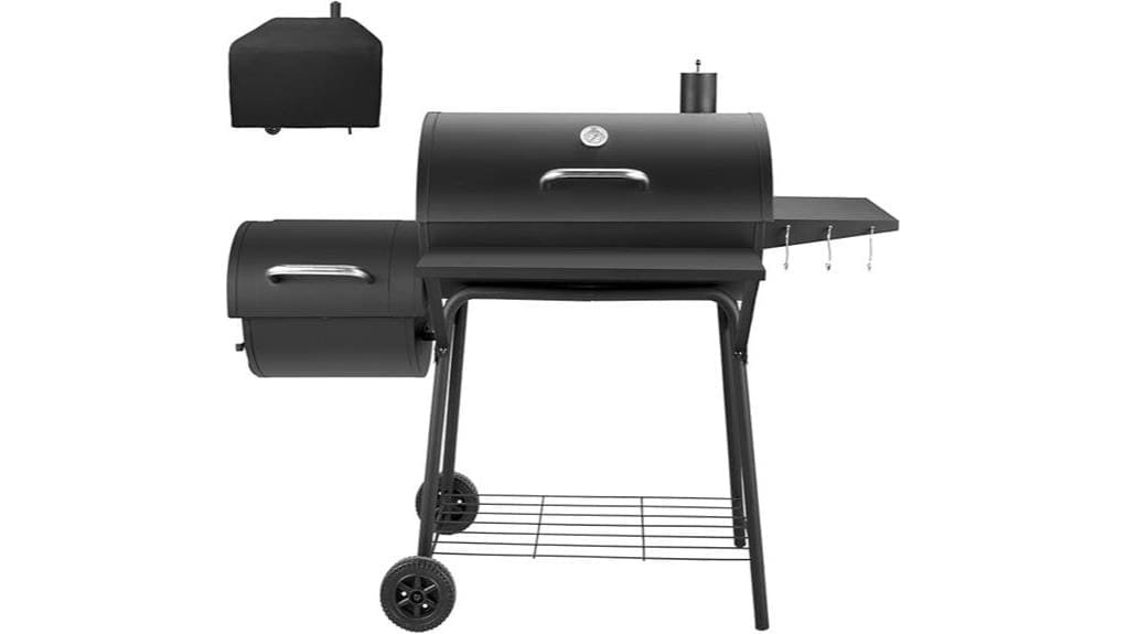 barrel charcoal grill smoker