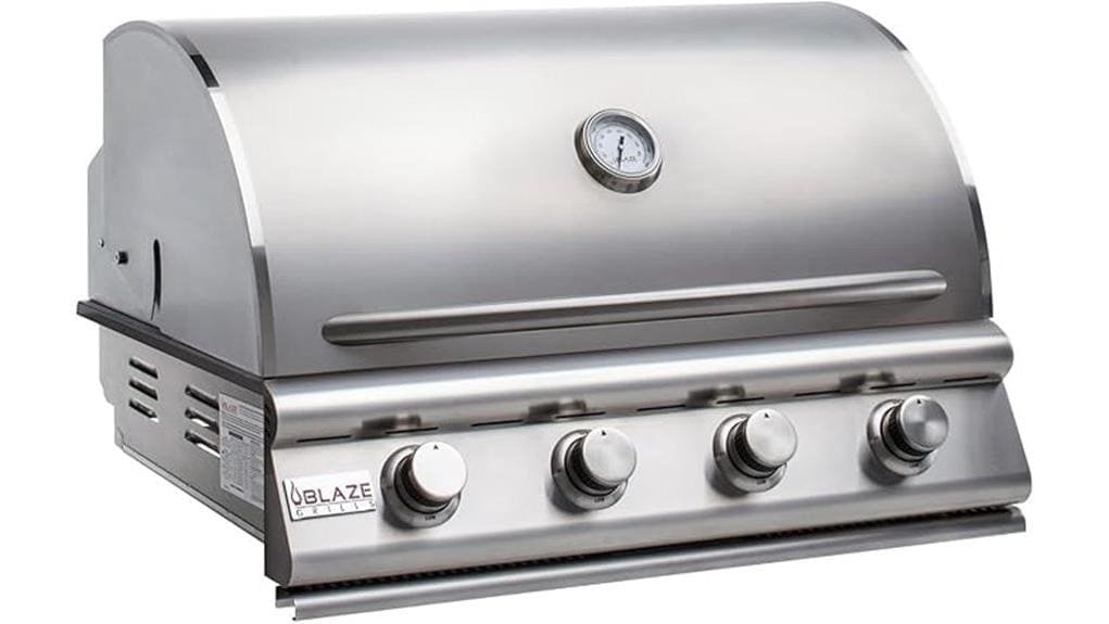 built in propane grill review