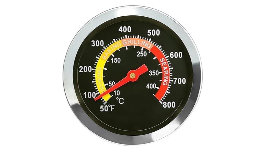 charcoal grill smoker thermometer