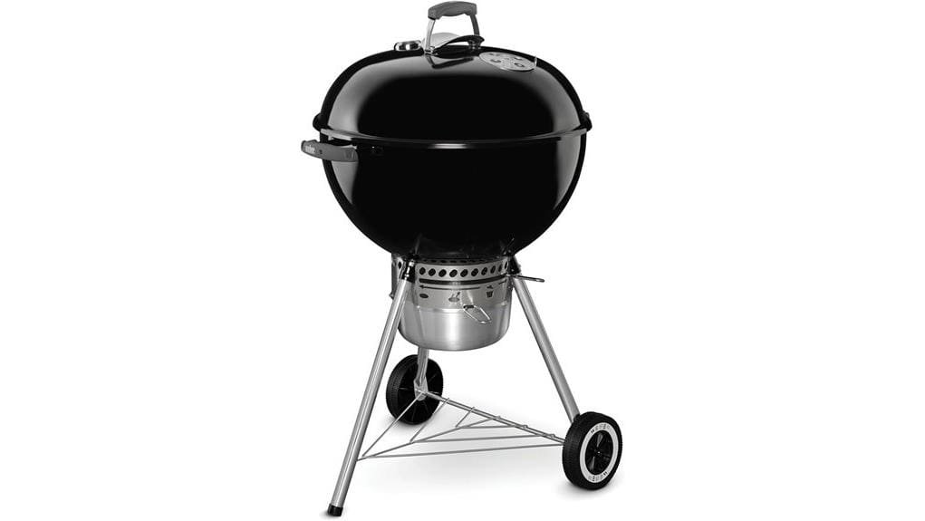 classic durable rounded charcoal grill