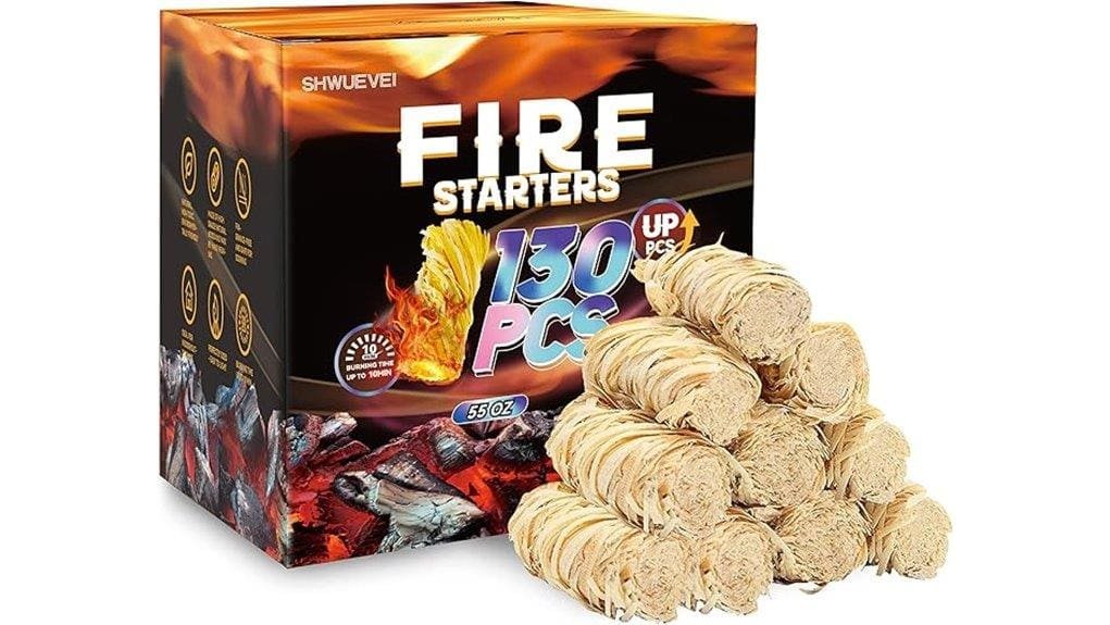 compact 130 piece fire starter kit