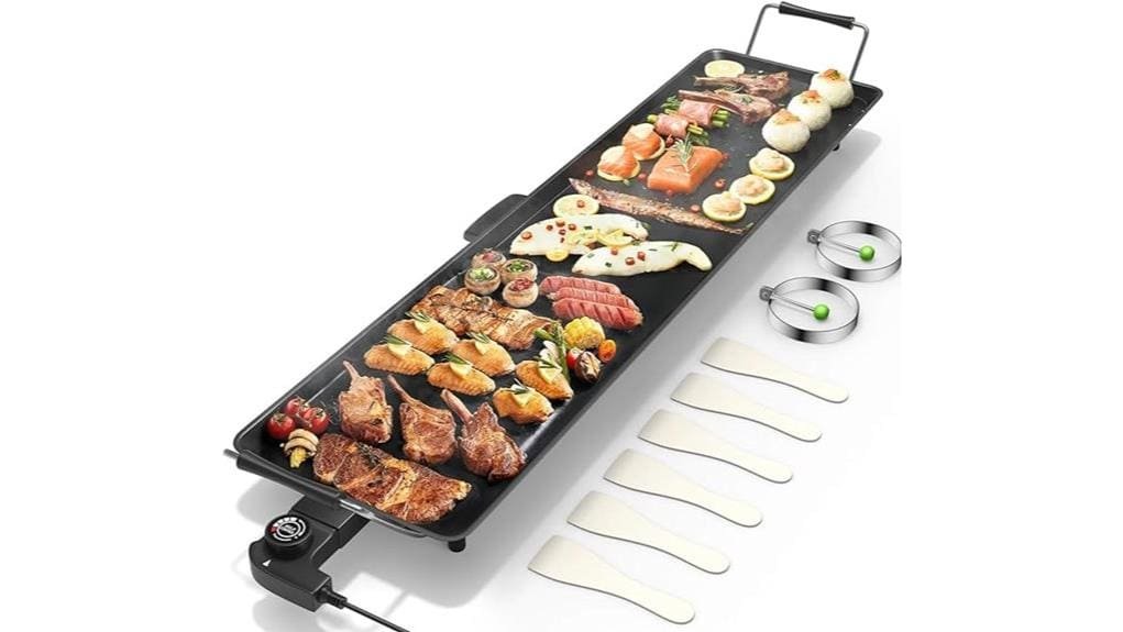 compact 35 inch electric griddle