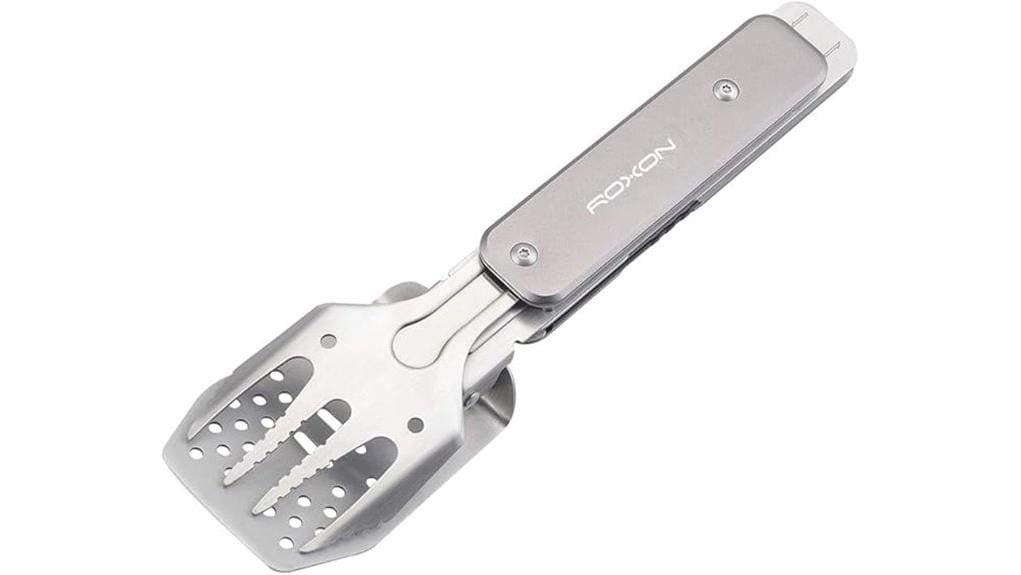 compact 4 in 1 folding bbq toolset