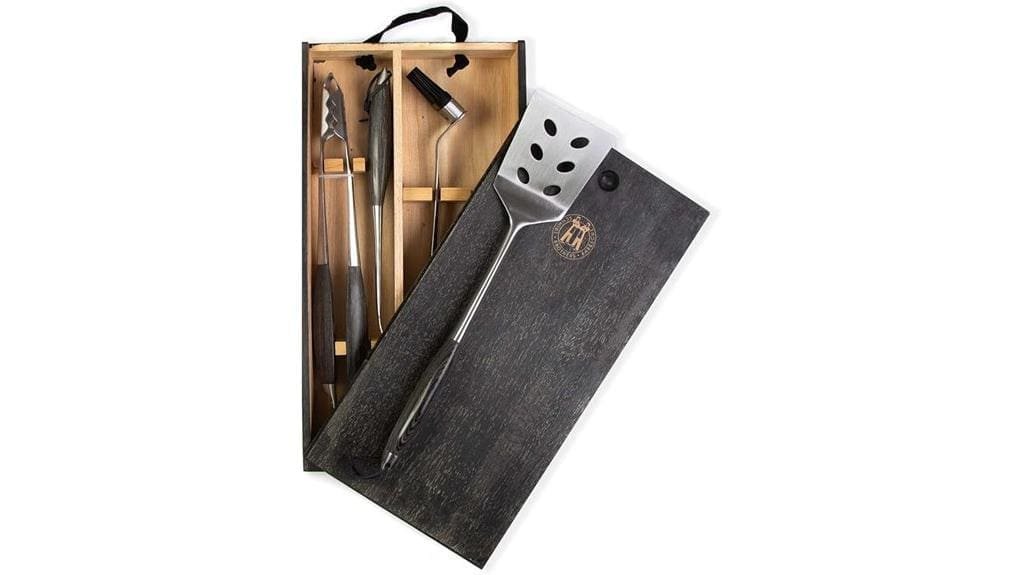 compact durable bbq tools