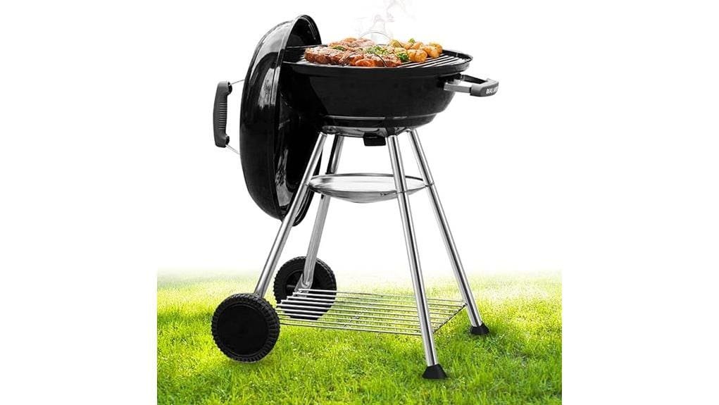 compact durable charcoal grill