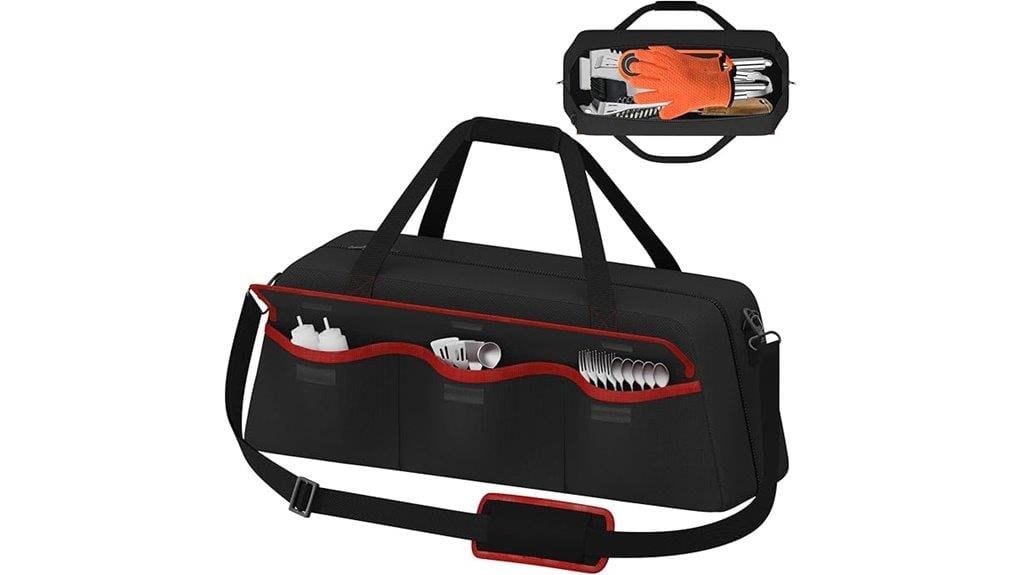 compact durable grill tool pouch