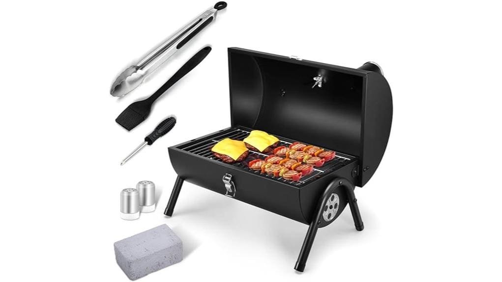 compact portable charcoal grill
