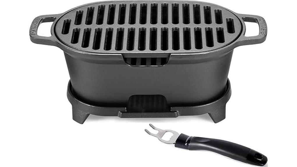 compact portable charcoal grill