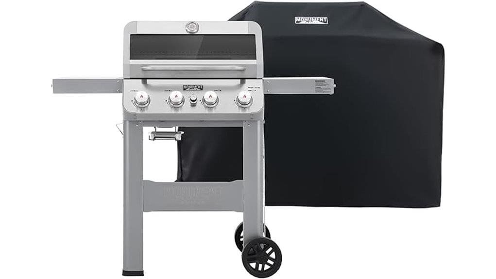 compact portable propane grill