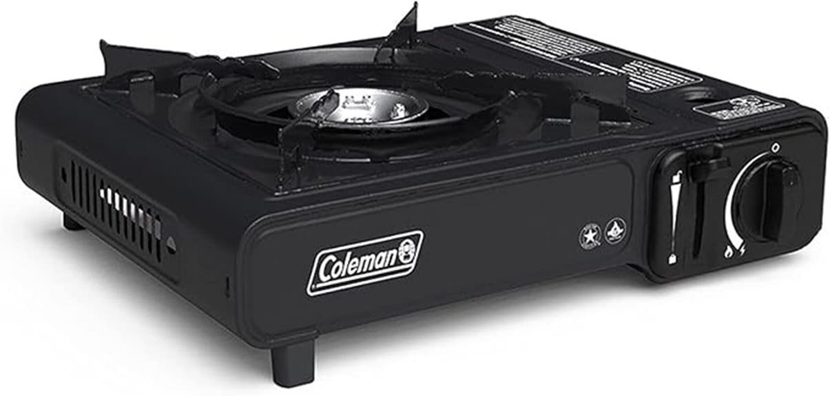 compact portable single burner stove