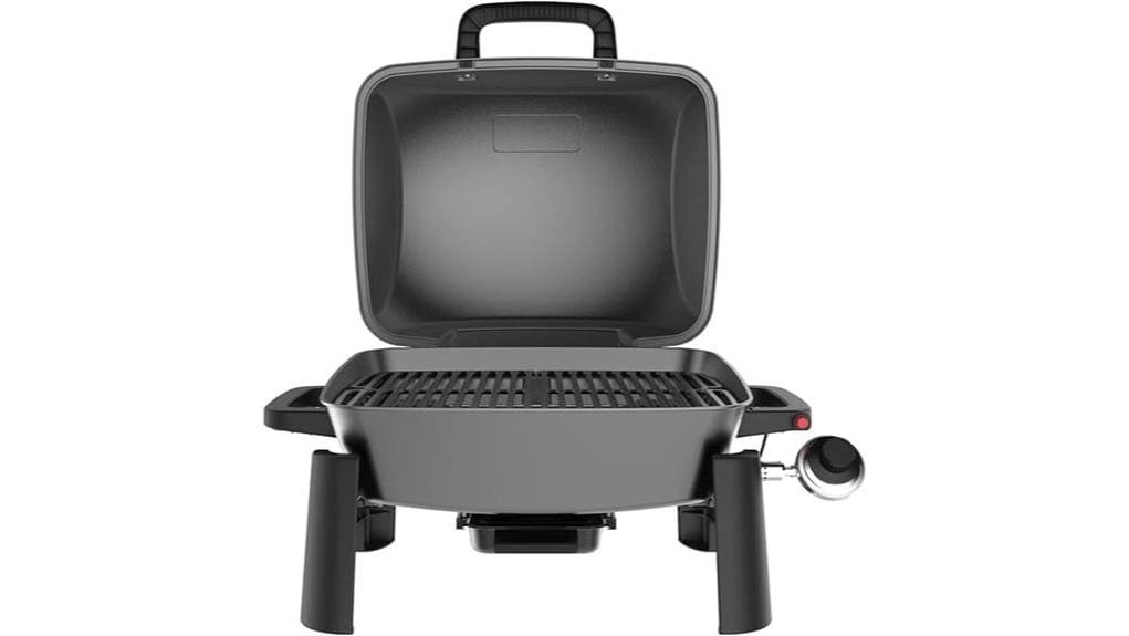 compact two burner propane grill