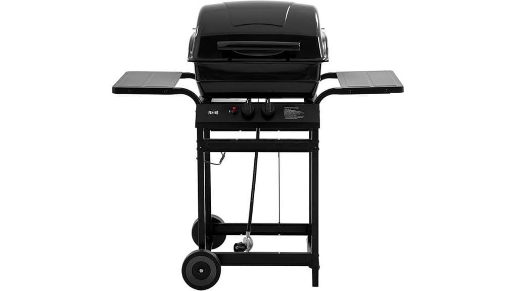 compact two burner propane grill