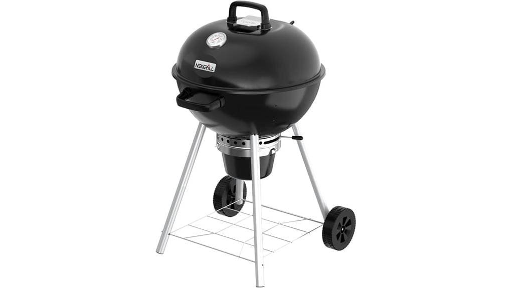 compact versatile charcoal grilling station