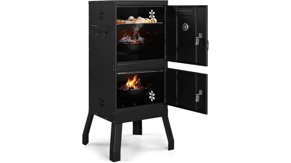 compact versatile outdoor smoker