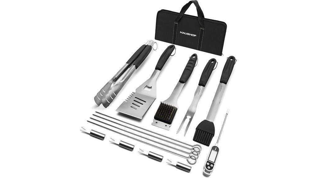 complete 15 piece grilling set