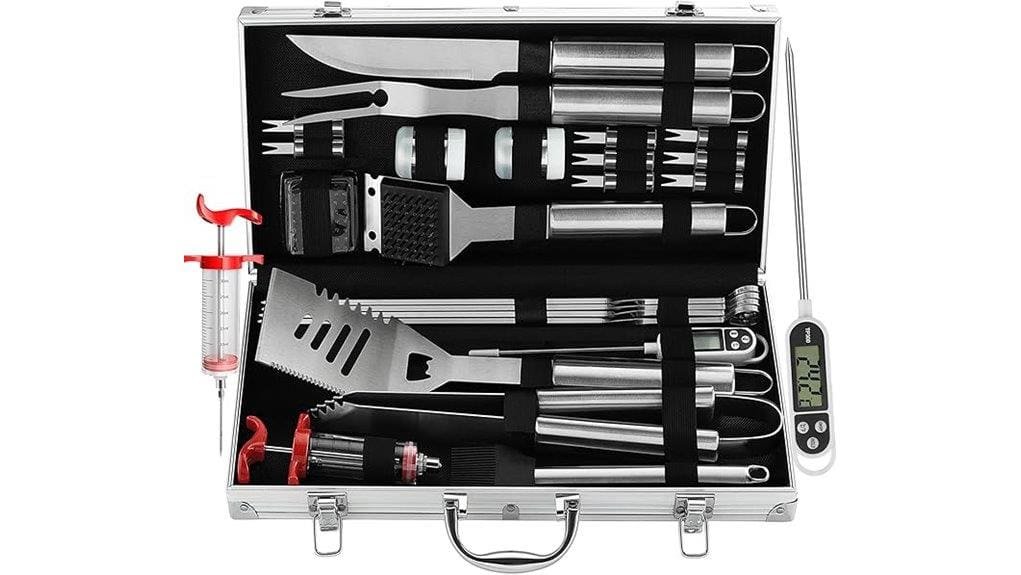 complete 24 piece bbq toolset