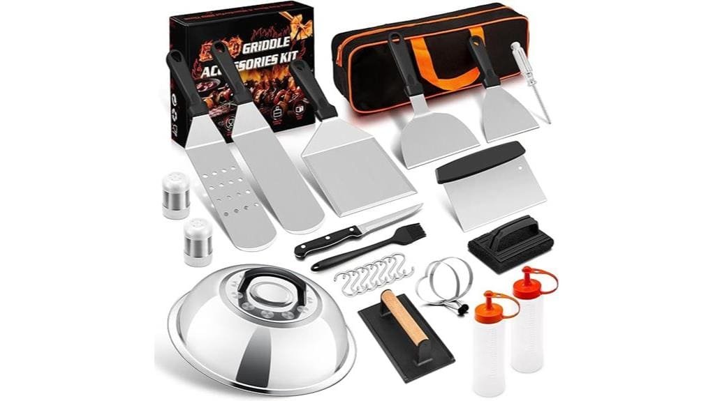 complete 26 piece griddle set