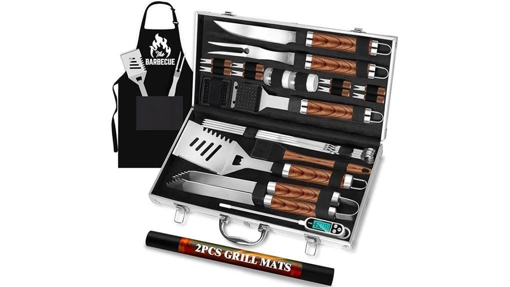complete 26 piece stainless set