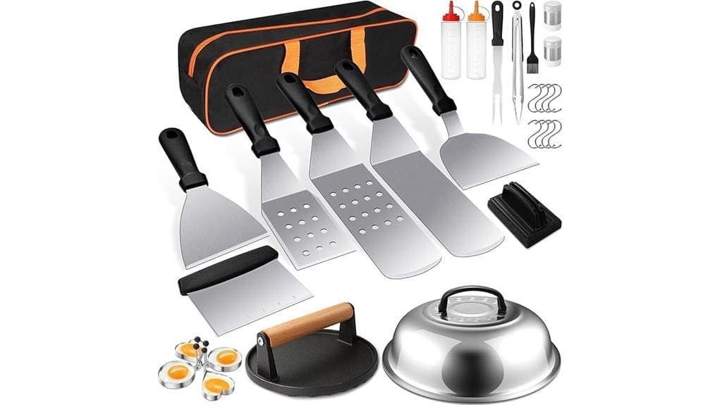 complete 29 piece griddle accessory kit