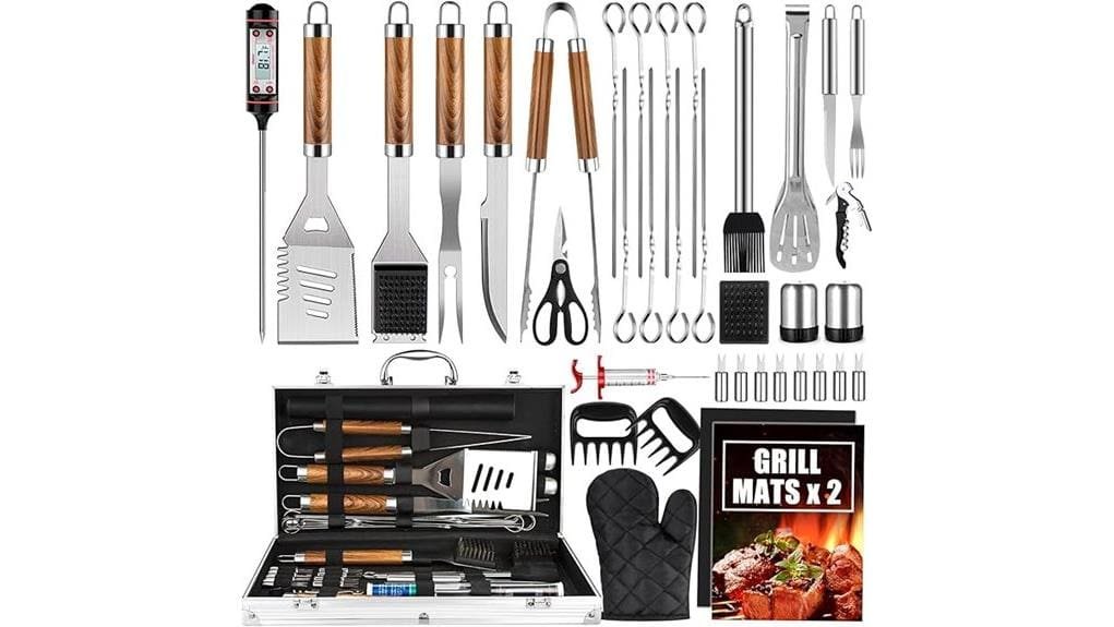 complete 38 piece grilling kit