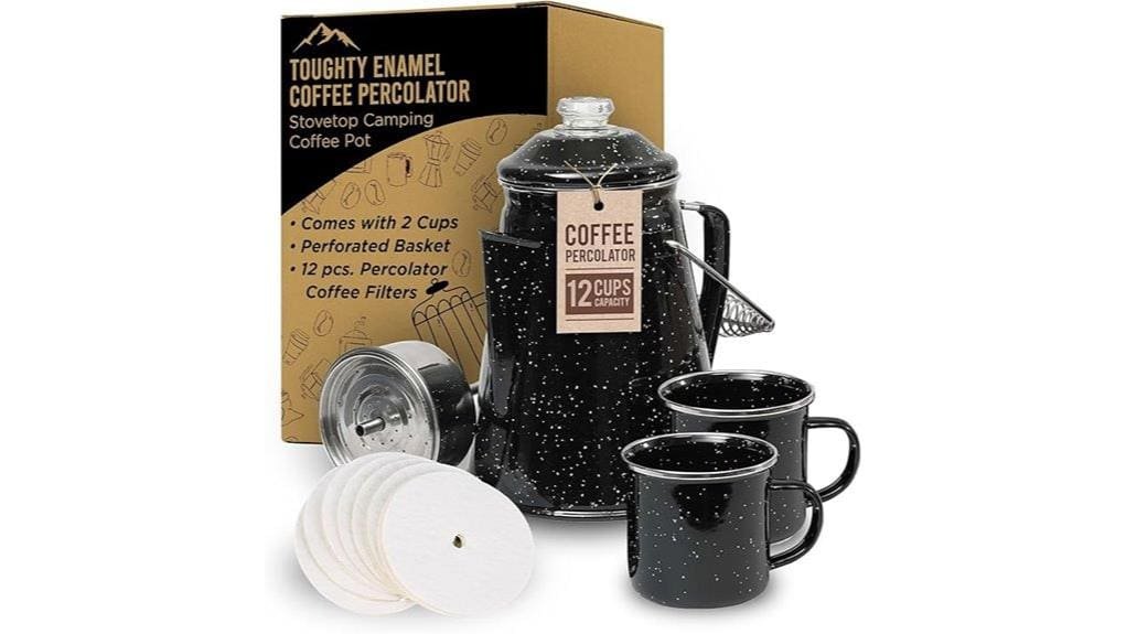 durable enamel percolator coffee