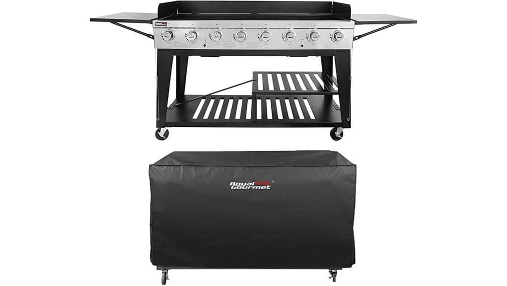 eight burner propane grilling powerhouse