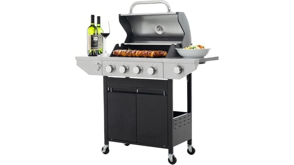 endark four burner propane grill