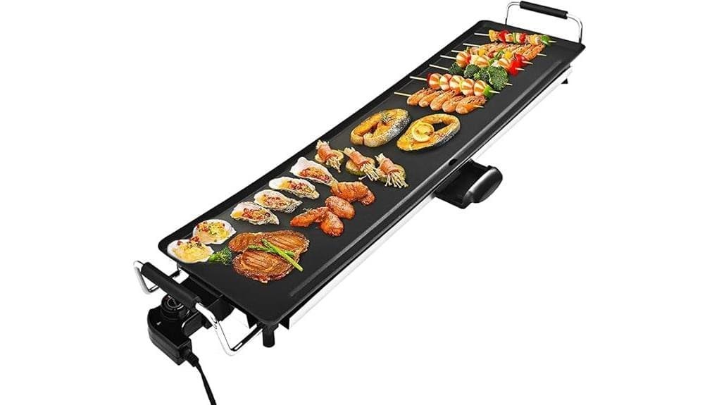 extra large electric nonstick griddle