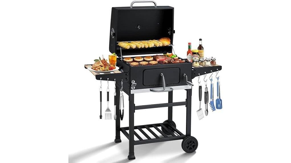 foldable charcoal grill review