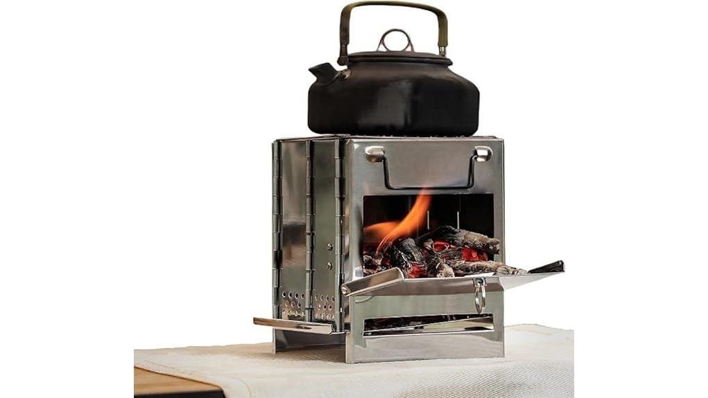 foldable multi fuel compact grill