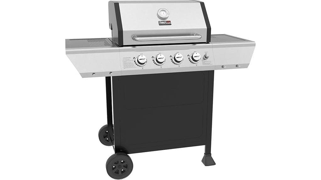 four burner propane gas grill
