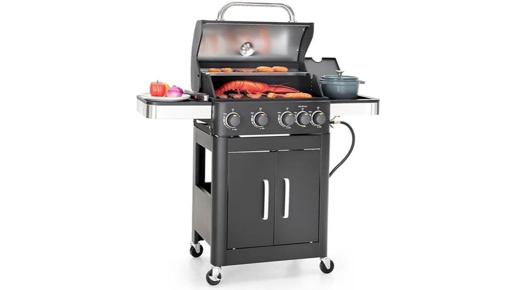 four burner propane grill review