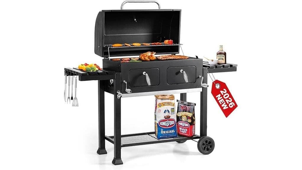 green party charcoal grill