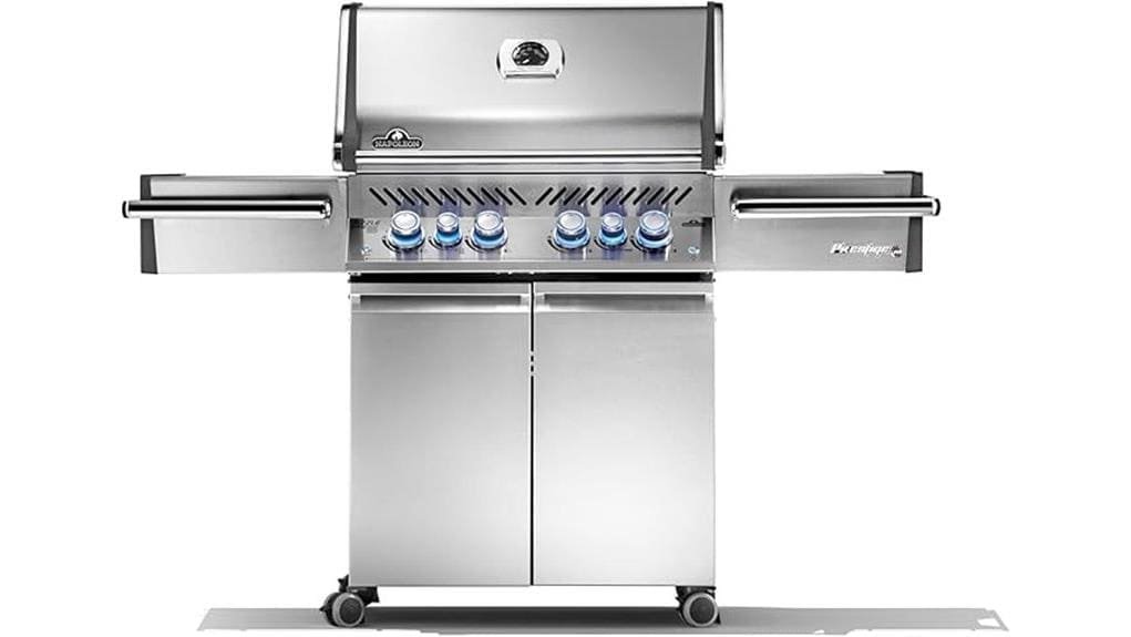 high end stainless steel barbecue