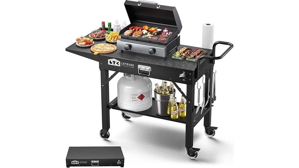 leteuke grill cart review